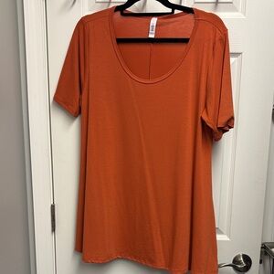 Lukaroe Bright Burnt Orange Top